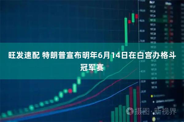 旺发速配 特朗普宣布明年6月14日在白宫办格斗冠军赛
